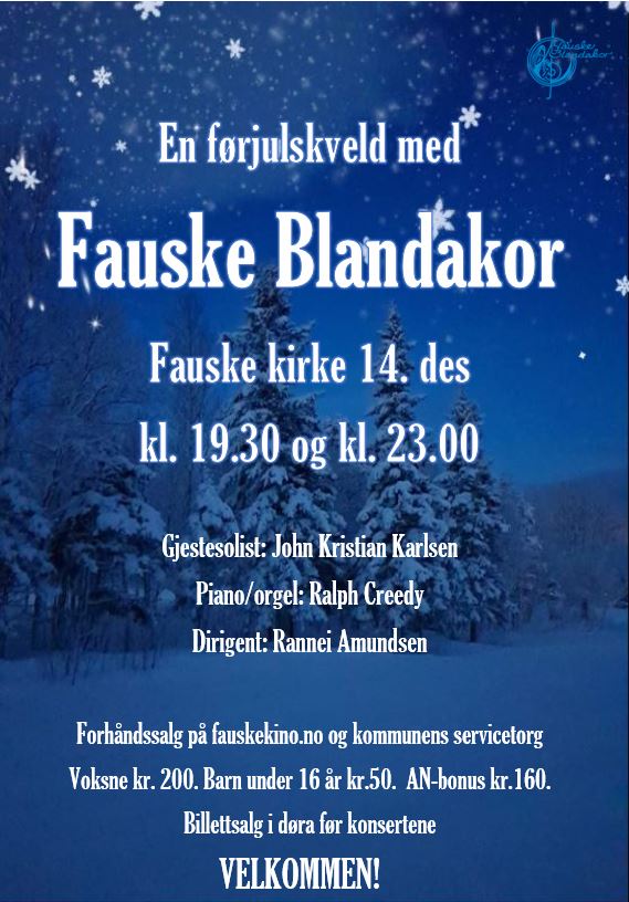 Read more about the article Julekonsert i Fauske kirke