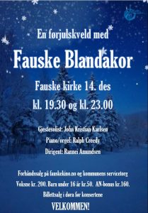 Read more about the article Julekonsert i Fauske kirke